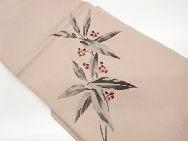 JAPANESE NAGOYA OBI / SHIOZE / HEAVENLY BAMBOO